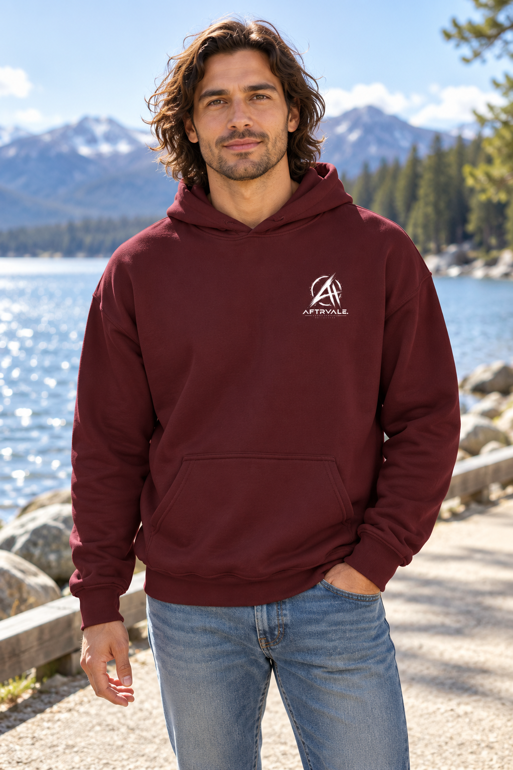 AFTRVALE Beyond Hoodie op model
