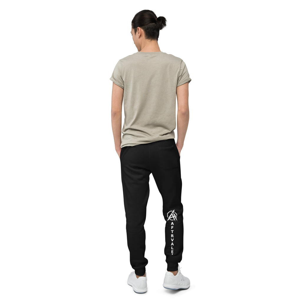 AFTRVALE Unisex Fleece Joggingbroek – zwart