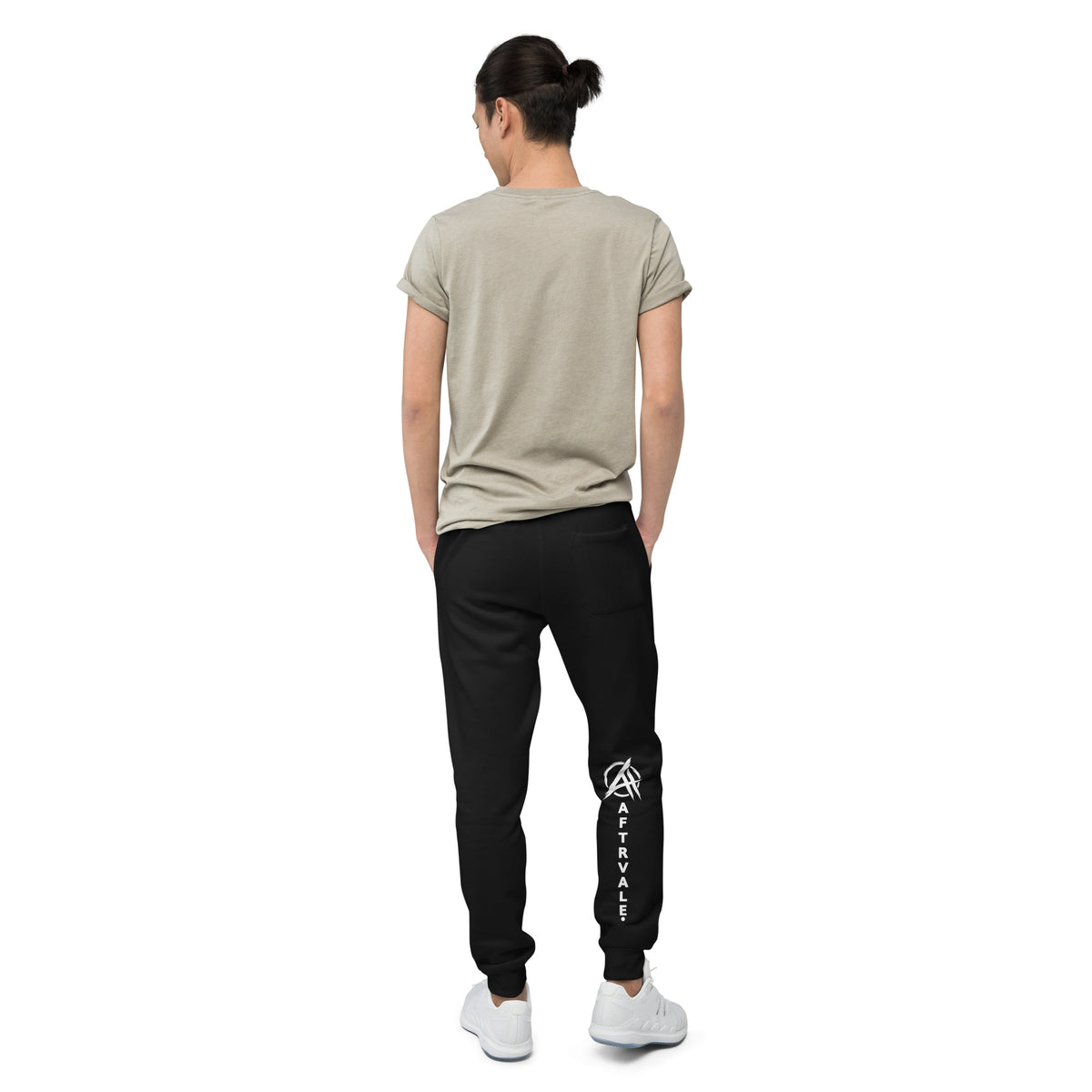 AFTRVALE Unisex Fleece Joggingbroek – zwart