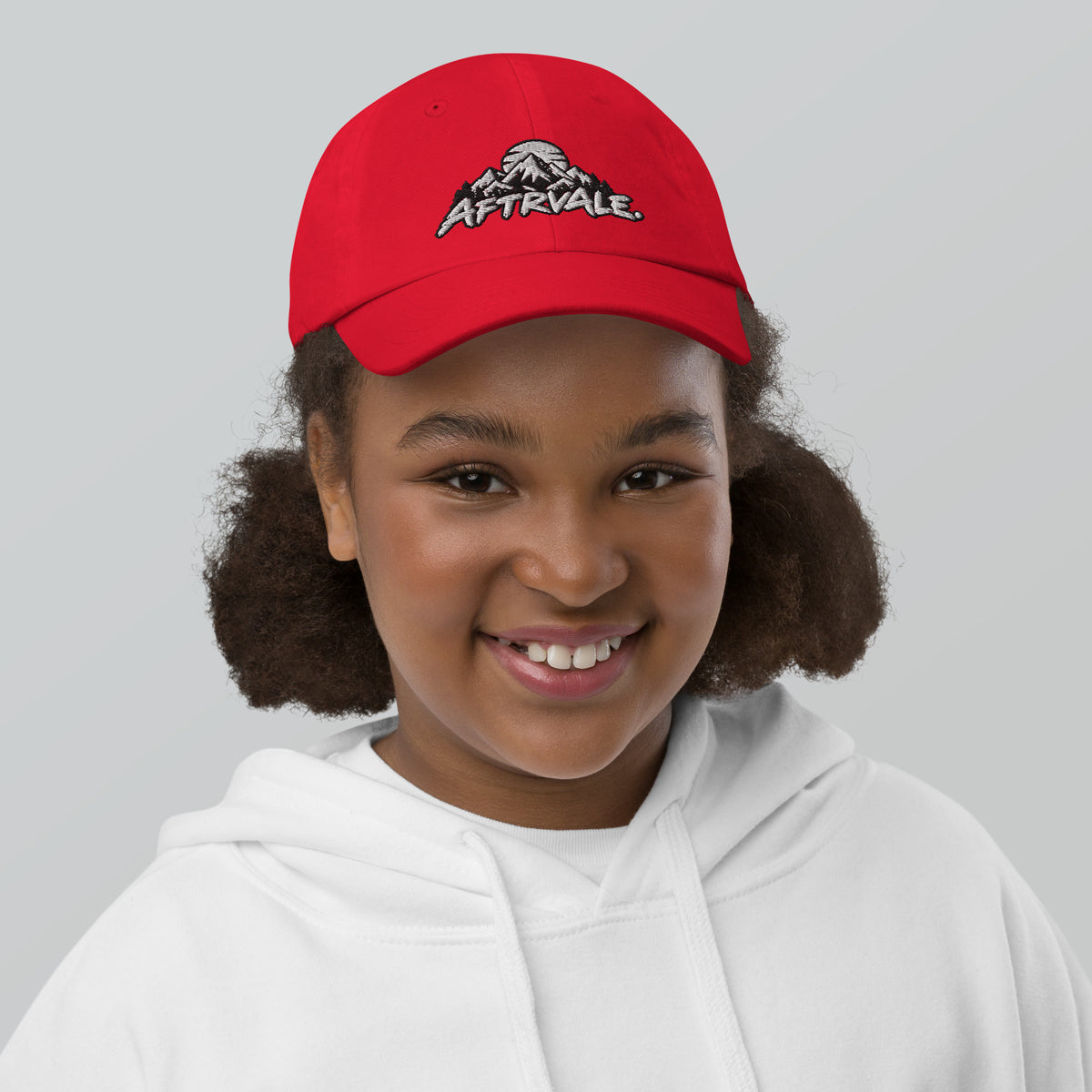 AFTRVALE Kids Cap – Mountain Edition – rood
