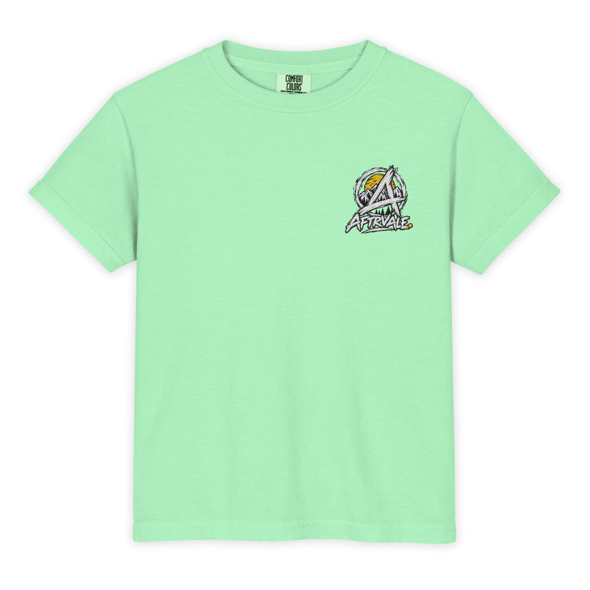 AFTRVALE Kids Heavyweight T-shirt – Mountain – productfoto